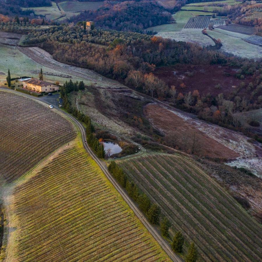 Вілла Agriturismo Le Rote Сан-Джиміньяно Екстер'єр фото